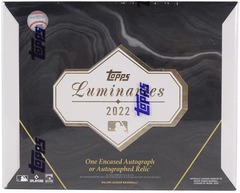 2022 Topps Luminaries MLB Baseball Hobby Box